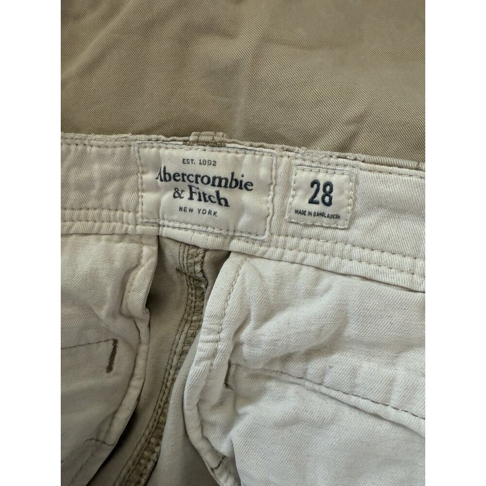 LOT 2 Pairs Abercrombie & Fitch New York Shorts SZ 28 Chino Streetwear Classic - Picture 7 of 7